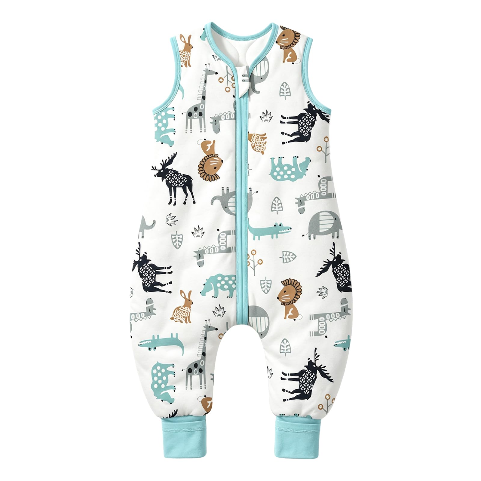Mosebears Baby Schlafsack mit Füssen 2.5 Tog – Atmungsaktive Baumwolle für 6-18 Monate