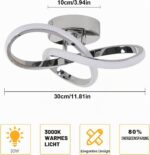 Comely LED Deckenleuchte 30W 3300LM Blumenform – Warmweisses Licht für Wohnzimmer & Schlafzimmer – Bild 4
