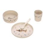 LÄSSIG Kindergeschirr Set Little Mateys – BPA-frei & Spülmaschinen-geeignet