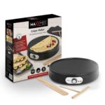 MAXXMEE Crêpe Maker Ø 30 cm mit Holzzubehör – 1000W Antihaftplatte für perfekte Crêpes – Bild 6