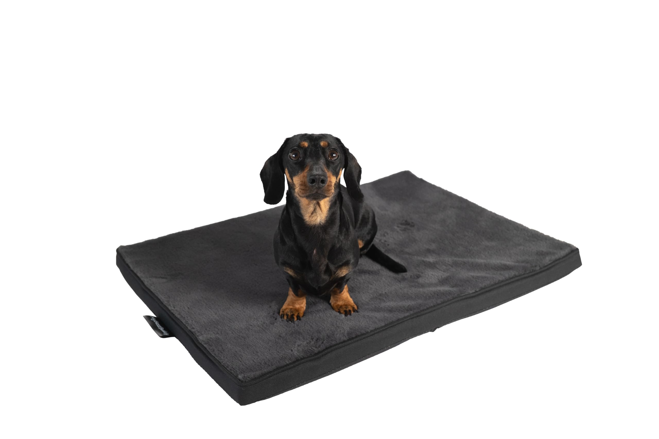 MyBestBuddy Hundekissen 70x50 cm mit 3 cm Vollschaum – orthopädisches Hundebett Größe M