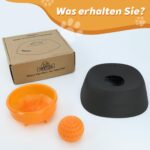 Yipetor Schleckball Hundenapf für Flüssigfutter – Intelligentes Slow-Feeder Spielzeug für alle Rassen – Bild 8