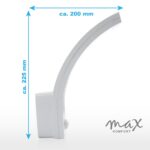 Maxkomfort LED Außenwandleuchte mit Bewegungsmelder – 15W Neutralweiß IP54 für Eingang & Garten – Bild 7