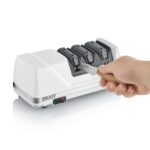 GRAEF CC120 Elektrischer Messerschärfer – 3-stufiges System mit Diamantbeschichtung für Küchenmesser – Bild 3