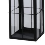 Mojawo 2er XXL Gartenlaterne Set Windlicht – Elegante Metalllaterne H58/45cm – Bild 5