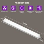 Viugreum 2er Set 40W LED-Feuchtraumleuchte 115cm IP65 – 4800lm Neutralweiss für Werkstatt & Bad – Bild 6