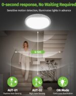 SonPen 30cm Akku LED Deckenleuchte mit Bewegungsmelder – Kabellos & IP44 Wasserdicht – Bild 5