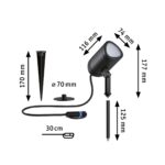 Paulmann Plug & Shine LED Gartenstrahler Shira – Smart Home Zigbee RGBW+ dimmbar – Bild 6