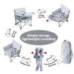 M-CASTLE Tragbarer Babystuhl mit Tablett – Klappbarer Reisesitz für 6 Monate bis 3 Jahre – Bild 8