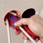 KNIPEX ErgoStrip 16 95 01 SB – Universal-Abmantelungswerkzeug für Rundkabel & Datenkabel – Bild 2