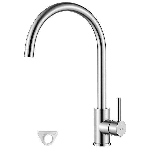 GRIFEMA G4008 Küchenarmatur 360° Schwenkbar – Hochdruck Spültischarmatur Edelstahl
