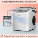 Klarstein Eiswürfelmaschine – Profi Ice Maker mit 12 kg/24h & Selbstreinigung – Bild 5