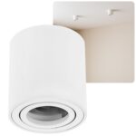 Sweet Led Aufbaustrahler Rund Ø80mm Weiß – Schwenkbar GU10 Deckenspot 230V