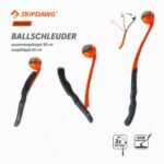 SKIPDAWG Ballschleuder für Hunde – Zusammenklappbar mit Tennisball & Tragetasche – Bild 5