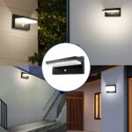 HOTUT Solar-Wandleuchte mit Bewegungsmelder 4400 mAh – 1500 lm IP65 für Aussen – Bild 8