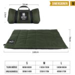 OneTigris Hundedecke 110 x 68 cm – Wasserdichtes Hundebett mit Tragegurt für Camping & Reisen – Bild 4