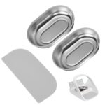 Edelstahl Napf & Matte Set für Mikrochip-Futterautomaten – OrdasPet