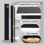 100 cm LED-Wandleuchte Villa schwarz – IP65 Aluminium Aussenleuchte für Innen & Aussen – Bild 6