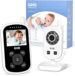 GHB Babyphone mit Kamera – 2,4" Display, ECO-Modus & Nachtsicht für sicheres Babymonitoring