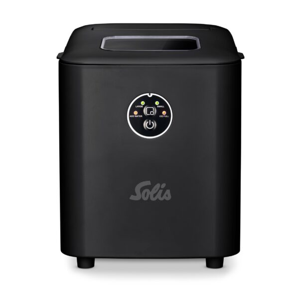 Solis Ice Cube Express Eiswürfelmaschine – 8 Eiswürfel in 8 Minuten, Schwarz
