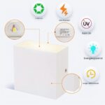 Lureshine LED Wandleuchte 10W Warmweiß 3000K – Modern Aluminium für Innen, 2er Set – Bild 3