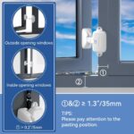 SAFELON Fenstersicherheitsbegrenzer 2er Set – Kindersicheres Fensterschloss mit verstellbarer Öffnung – Bild 2