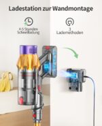SunSare Akku-Staubsauger 650W/55kPa – 70 Min Laufzeit mit Aromafunktion & Wandhalterung – Bild 7