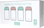 Premium Muttermilch-Aufbewahrungsflaschen aus Glas, 4 x 180 ml – ana baby – Bild 9