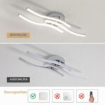 Dorlink LED-Deckenleuchte Ø52cm, 18W 1620LM – Modernes Wellendesign für Schlafzimmer & Wohnzimmer – Bild 4