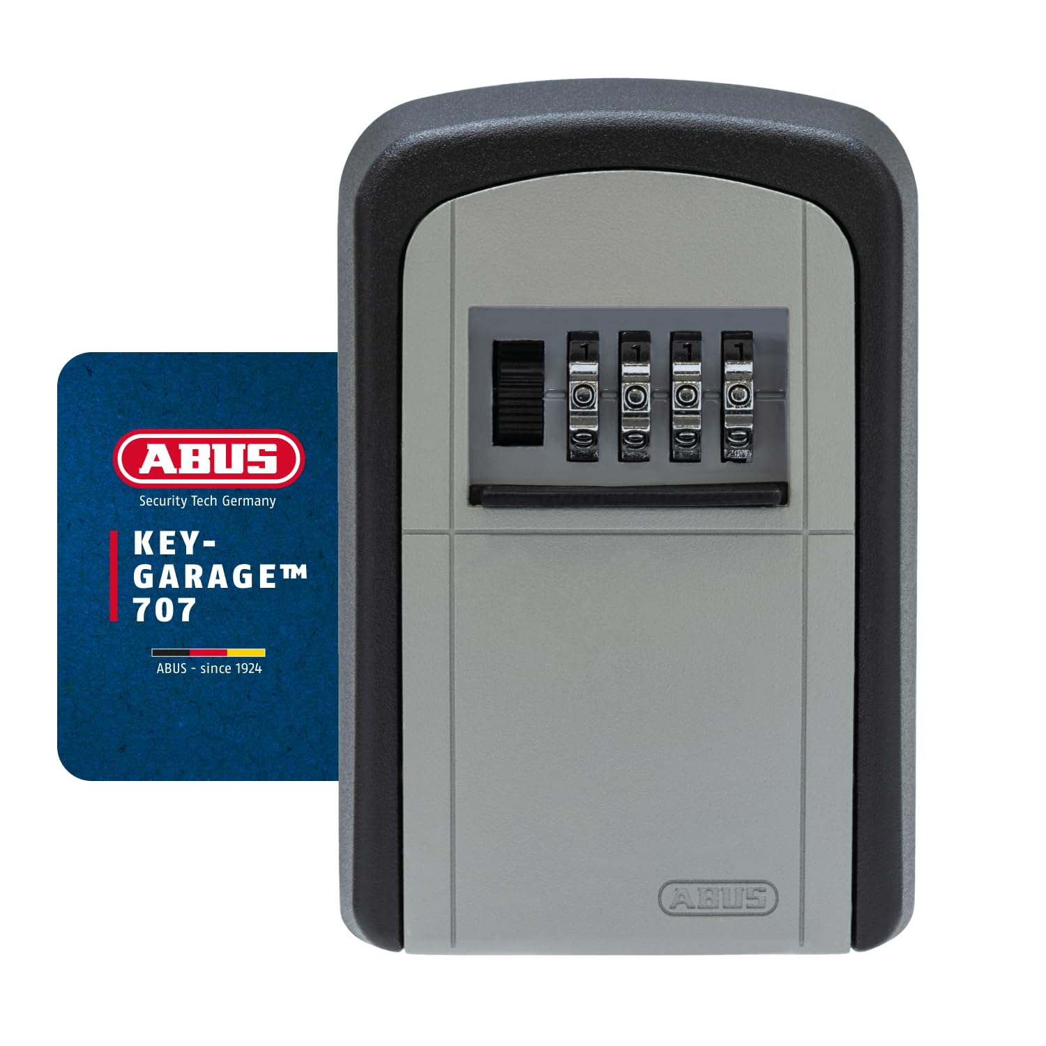 ABUS KeyGarage 707 Schlüsselbox mit 4-stelligem Zahlencode – Aluminiumgehäuse für 7 Schlüssel
