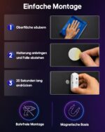 GOODEA Akku Wandleuchte mit Bewegungsmelder – 12 RGB Farben, 90 Tage Laufzeit, 4er Set – Bild 8