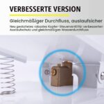 BACOENG Hunde-Trinkbrunnen mit Messingventil – Wasserspender für Garten & Terrasse – Bild 2