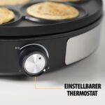Tristar BP-2639 Crêpe-Maker 2-in-1 – Wendbare 33 cm Platte für 1 oder 7 Crêpes – Bild 5
