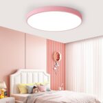 BTLINK LED Deckenleuchte Ø40cm Rosa – 36W Warmweiss 3000K für Schlafzimmer & Wohnzimmer – Bild 5