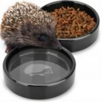WILDLIFE HOME Igel Futterstation 2er Set – Wetterfeste Keramik Futter- & Trinkschale