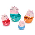Toomies Peppa Wutz Stapel- und Steckfamilie – Badespielzeug für Kleinkinder ab 18 Monaten – Bild 3