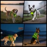 AUAUY LED-Hundegeschirr Grösse L – Aufladbar, Reflektierend & Atmungsaktiv – Bild 8