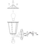 EGLO Laterna 5 Aussen-Wandlampe mit Bewegungsmelder – Vintage Sensor-Wandleuchte Weiss – Bild 8