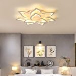 FUMIMID LED Deckenlampe 10-flammig Blume – Dimmbar mit Farbtemperaturwechsel für Wohn- & Schlafzimmer – Bild 2