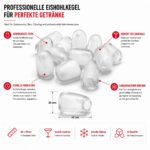 ZORRO ZEB 25 ECO Eiswürfelbereiter – 25 kg/24h Hohleiswürfel für Gastronomie – Bild 6