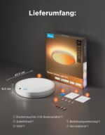 Govee RGBICWW Deckenlampe Pro 55W – 4800lm LED Deckenleuchte mit KI-Steuerung für 20–30m² – Bild 9