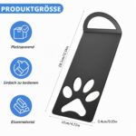 YITYDaMai Hunde Bodenanker 283x120mm – Abnehmbare Auffahrplatte zum sicheren Anleinen – Bild 3