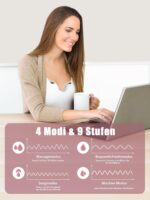 Lulia LU05 elektrische Milchpumpe Handsfree – 4 Modi, 350mmHg, tragbar für Mütter – Bild 3