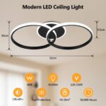 MELAYR LED Deckenleuchte 36W 4320lm – Moderne Deckenlampe mit 3 Farbtemperaturen & Memory-Funktion – Bild 6