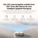 Xiaomi X20+ Saugroboter mit Wischfunktion – 6.000 Pa, LDS-Navigation & Absaugstation – Bild 15