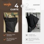 WUGLO Hunde-Autositz Rückbank – Extra stabil für Hunde bis 26 kg – Bild 3