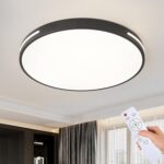 Style home 96W LED Deckenleuchte Ø50cm – Dimmbar mit Fernbedienung, 3000-6500K