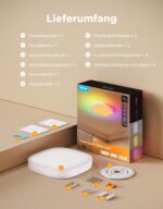 Govee RGBIC Smart Deckenleuchte 24W – 16 Mio. Farben & KI-Steuerung für intelligente Wohnräume – Bild 10