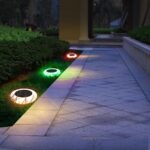 INTELAMP Solarleuchten 6er Set mit Fernbedienung – RGB & Warmweiss Gartenbeleuchtung für Aussen – Bild 7