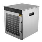 Bathrena 10-Fach Obsttrockner 800W – Digitaler Lebensmittel-Dehydrator mit Edelstahlgehäuse – Bild 7